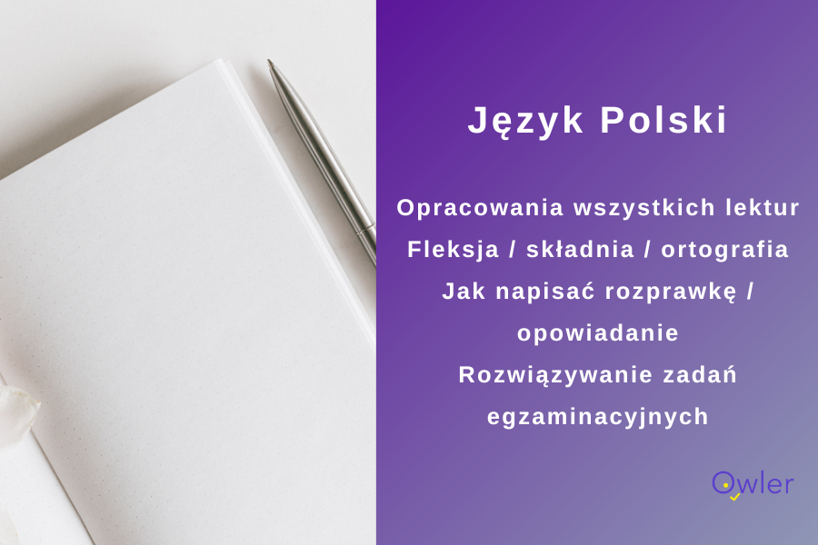 Język polski – kurs ósmoklasisty